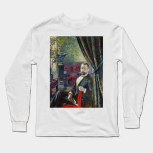 Portrait of a Man by Wladyslaw Podkowinski Long Sleeve T-Shirt